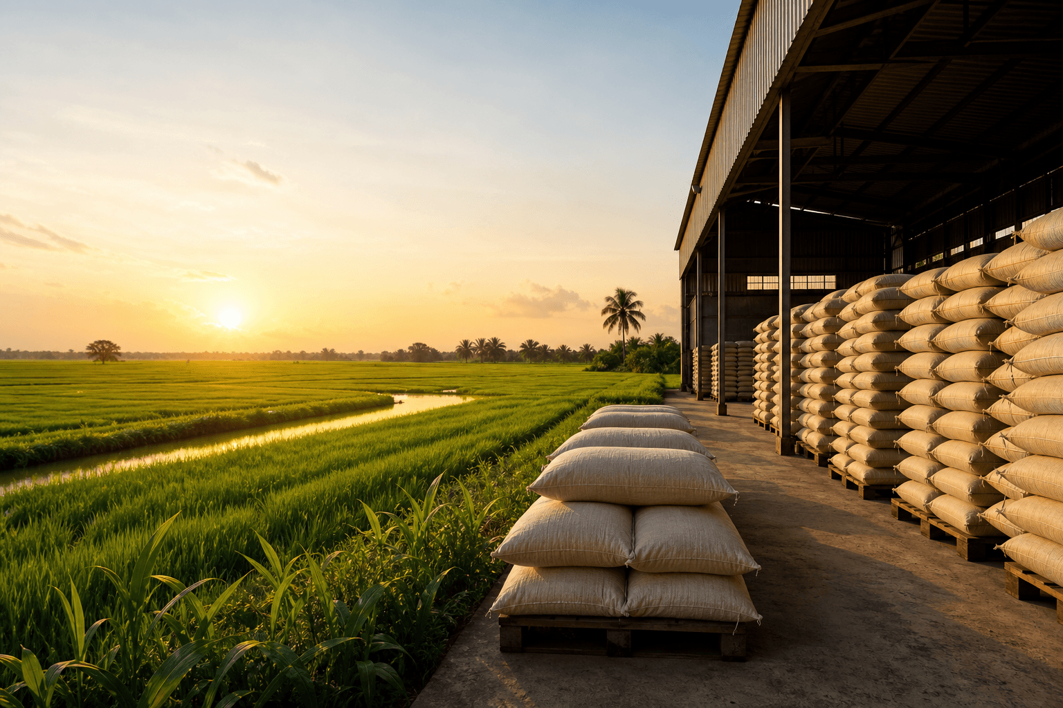 Dịch vụ gạo Chợ Gạo Miền Tây
